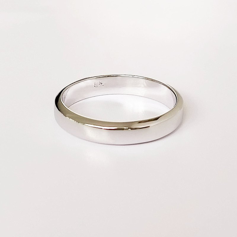 9k white gold , yellow gold , pink gold band ring wide 3.5 MM  最新