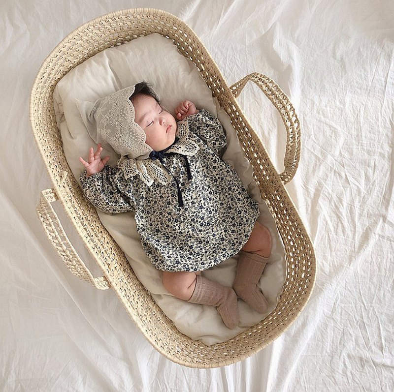 baby outfit with Lace Cape Floral Romper  最新