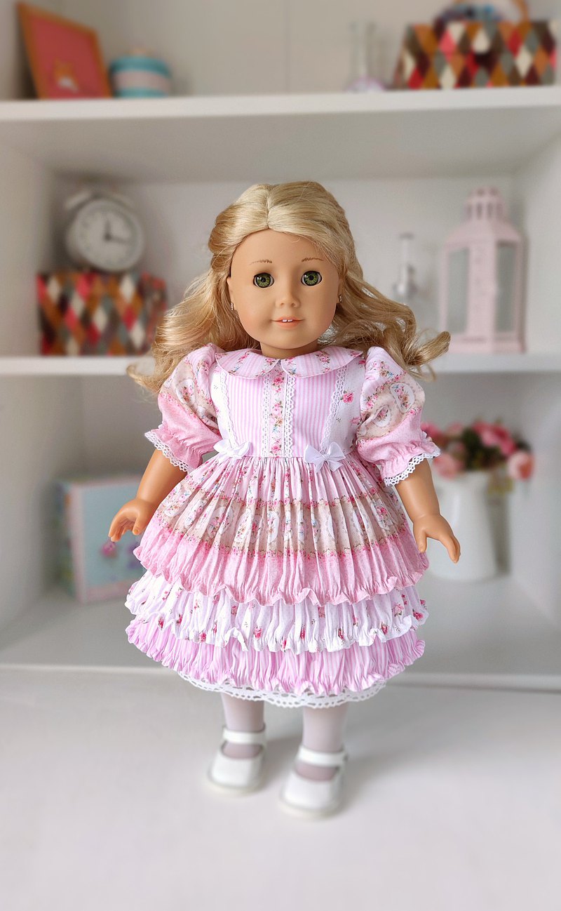 American Girl doll dress 18 inch doll dress  最新